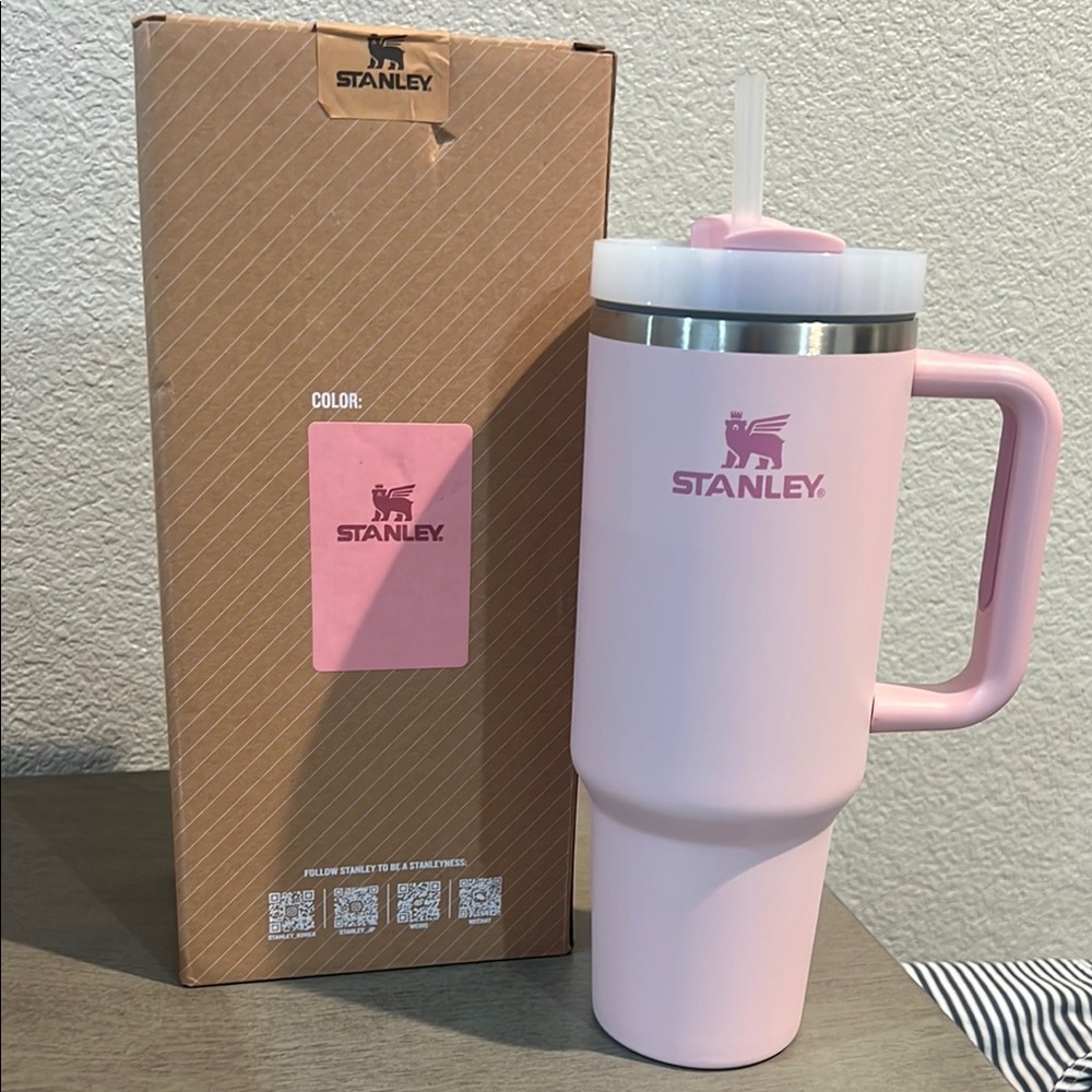 Stanley Pink Tumbler with Handle